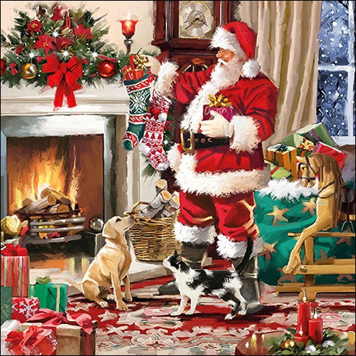 Șervețel – Santa Interior – 25×25 cm 1 Șervețel – Santa Interior – 25×25 cm
