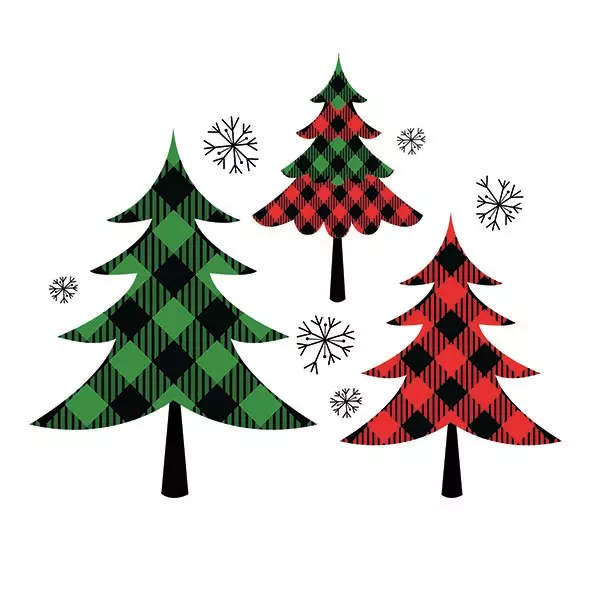 Șervețel - Scottish Trees - 33x33 cm 1 Șervețel - Scottish Trees - 33x33 cm