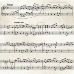 Șervețel - Sheet Music - 33x33 cm