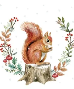 Șervețel - Storing for Winter - 25x25 cm