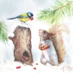 Șervețel - Winter Stock - 33x33 cm