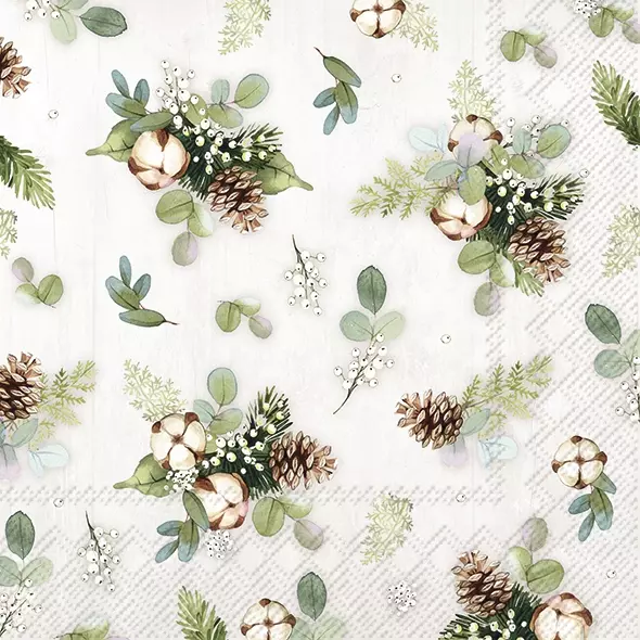 Șervețel - Cotton Deco - 33x33 cm 1 Șervețel - Cotton Deco - 33x33 cm