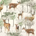 Șervețel - Deer Grove -33x33 cm