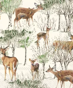 Șervețel - Deer Grove -33x33 cm