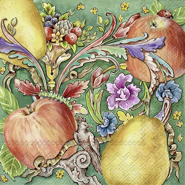 Șervețel - Roslyn Fruits - 33x33 cm 1 Șervețel - Roslyn Fruits - 33x33 cm