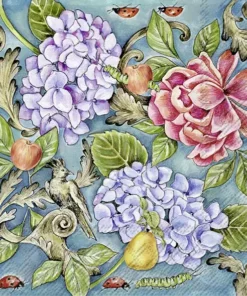 Șervețel - Roslyn Garden - 33x33 cm
