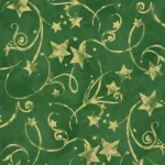 Șervețel - Star Garland green - 33x33 cm