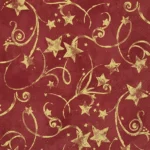 Șervețel - Star Garland red - 33x33 cm