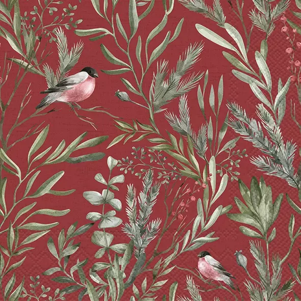 Șervețel - Winter Greens - 33x33 cm 1 Șervețel - Winter Greens - 33x33 cm