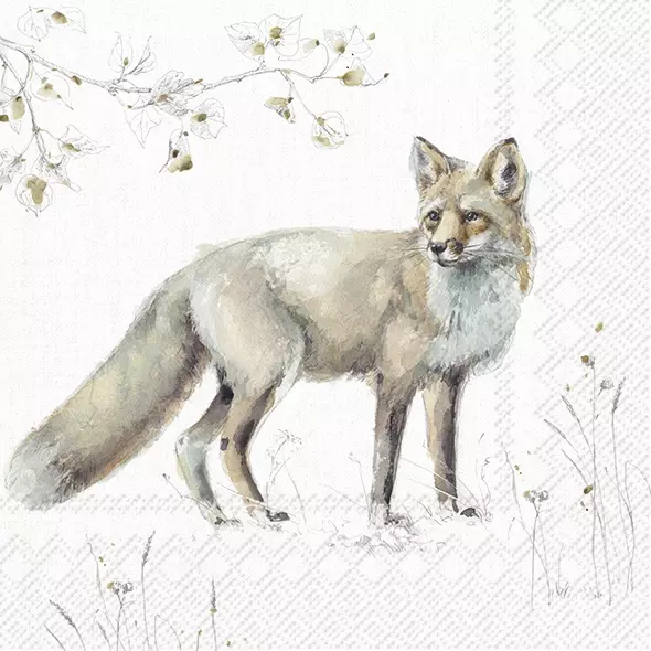 Șervețel – Woodland Fox – 33×33 cm 1 Șervețel – Woodland Fox – 33×33 cm
