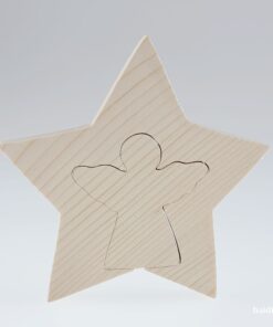 Decorațiune - Star with Angel - 2 piese