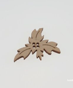 Decorațiune lemn - Ilex - 3,5x2,8 cm