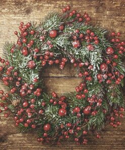 Șervețel - Berry Wreath - 33x33 cm