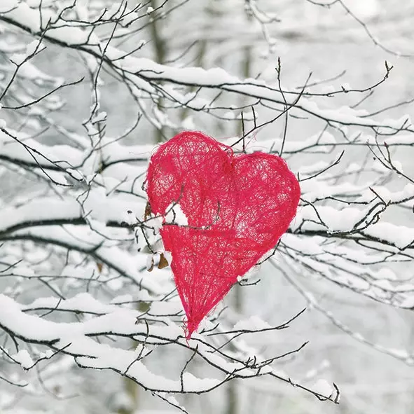 Șervețel - Heart In Tree - 33x33 cm 1 Șervețel - Heart In Tree - 33x33 cm