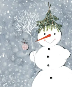 Șervețel - Mister Snowman - 33x33 cm