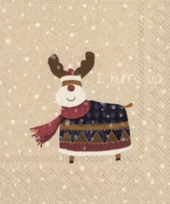 Șervețel - Rudolph - 33x33 cm