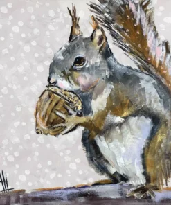 Șervețel - Squirrel Portrait - 33x33 cm