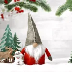 Șervețel - Tomte and Snowman - 33x33 cm