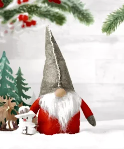 Șervețel - Tomte and Snowman - 33x33 cm