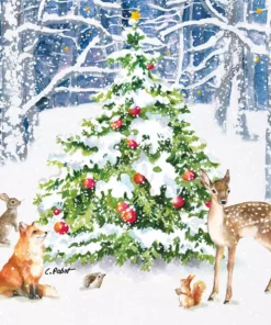Șervețel - Winter Forest - 33x33 cm
