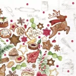 Șervețel - Wonderland Treats - 33x33 cm