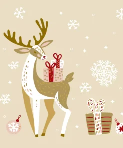 Șervețel - Xmas Deer - 33x33 cm