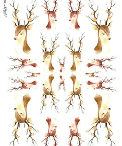 Hârtie de orez - Deer - A4