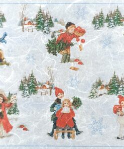 Hârtie de orez - Happy children - A4