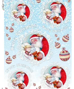 Hârtie de orez - Merry Christmas 2 – A4