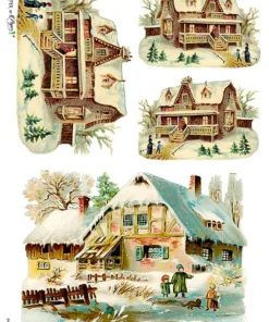 Hârtie de orez - Real life winter - A4
