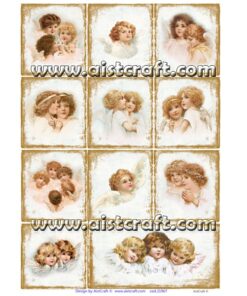 Hârtie de orez - The Little Angels - A4