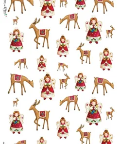 Hârtie de orez – Christmas Fairy 1 - A4