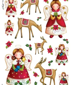 Hârtie de orez – Christmas Fairy – A5