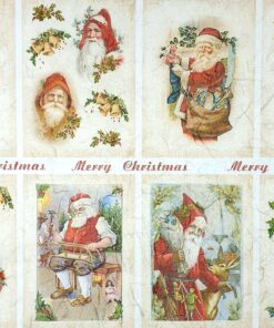 Hârtie de orez – Merry Christmas – 32x45 cm