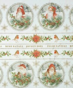 Hârtie de orez – Santa Claus - 32x45 cm