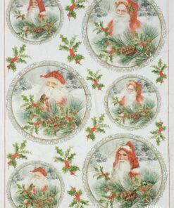 Hârtie de orez – Santa Claus – A4