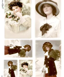 Hârtie de orez – Victorian Old Photo – A4