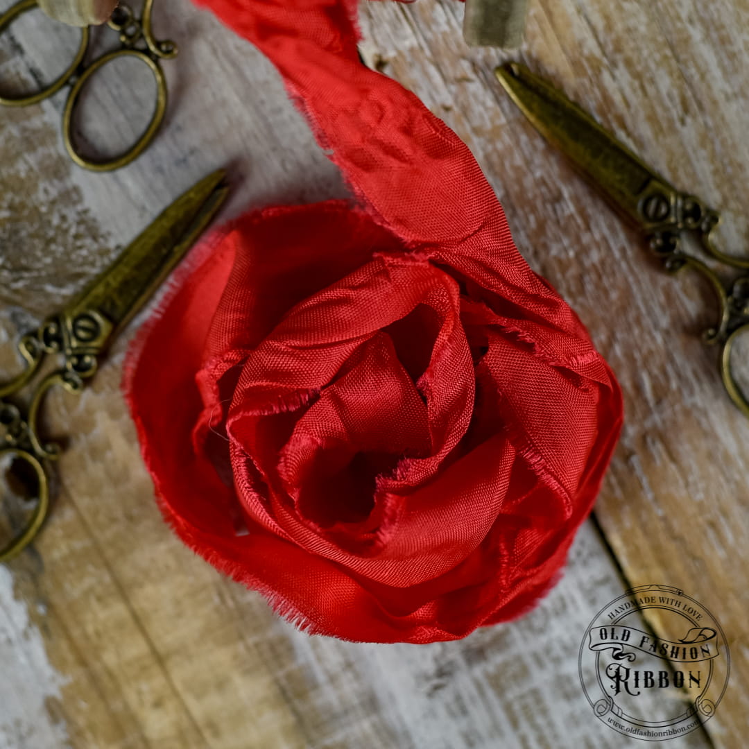 Panglică decorativă - Red - set 5 buc 2 Panglică decorativă - Red - set 5 buc - imagine 2