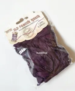 Panglică decorativă - Plum - set 5 buc