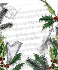 Șervețel - Christmas Song - 33x33 cm