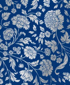 Șervețel - George V. embossed blue/silver - 33x33 cm
