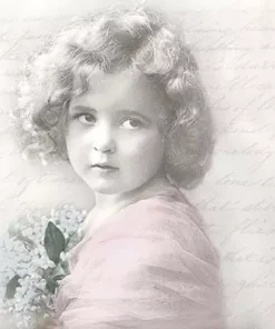 Șervețel - Girl Poem - 33x33 cm