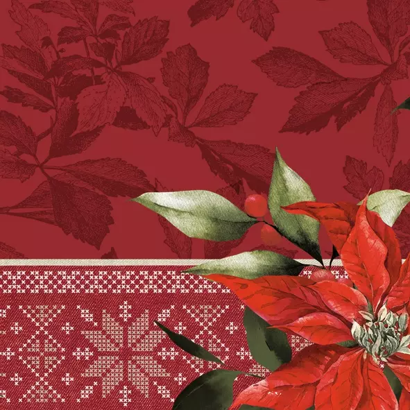 Șervețel - God Jul red - 25x25 cm 1 Șervețel - God Jul red - 25x25 cm