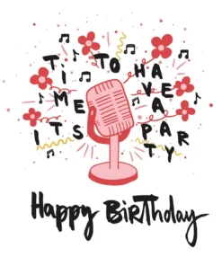 Șervețel - Happy Birthday - 33x33 cm