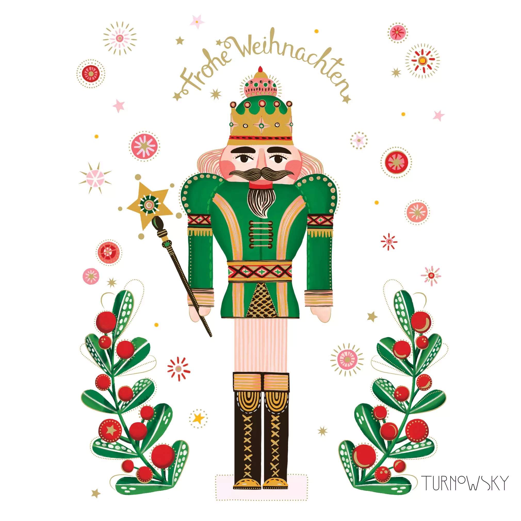 Șervețel - Nut Cracker - 33x33 cm 1 Șervețel - Nut Cracker - 33x33 cm