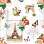 Șervețel - Paris Monuments - 25x25 cm