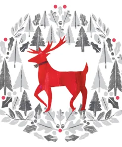 Șervețel - Silver Deer - 33x33 cm