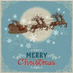 Șervețel - Sleigh - 33x33 cm