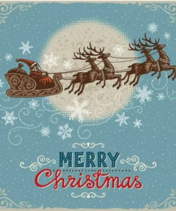 Șervețel - Sleigh - 33x33 cm