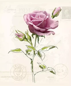 Șervețel - Vintage Rose - 33x33 cm